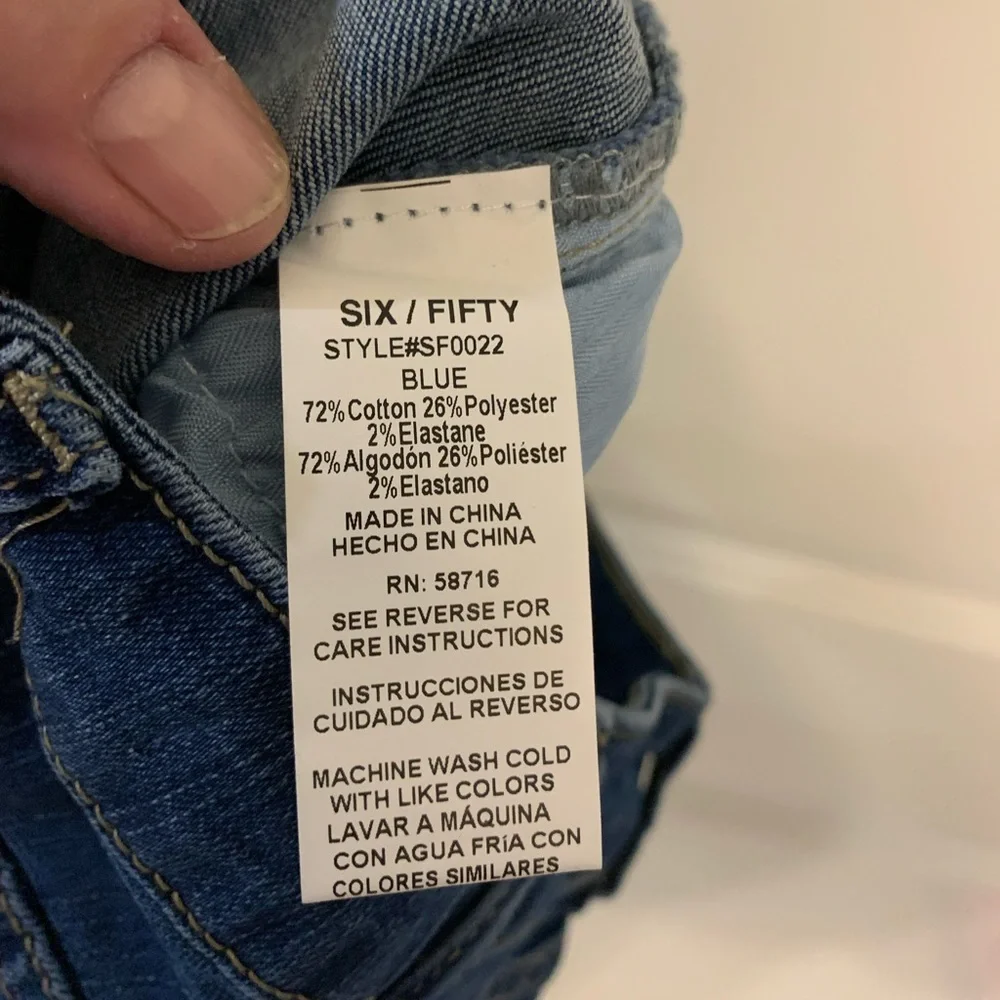 Kyra Cargo Denim Mini Skirt By Six/Fifty NWT 🌴